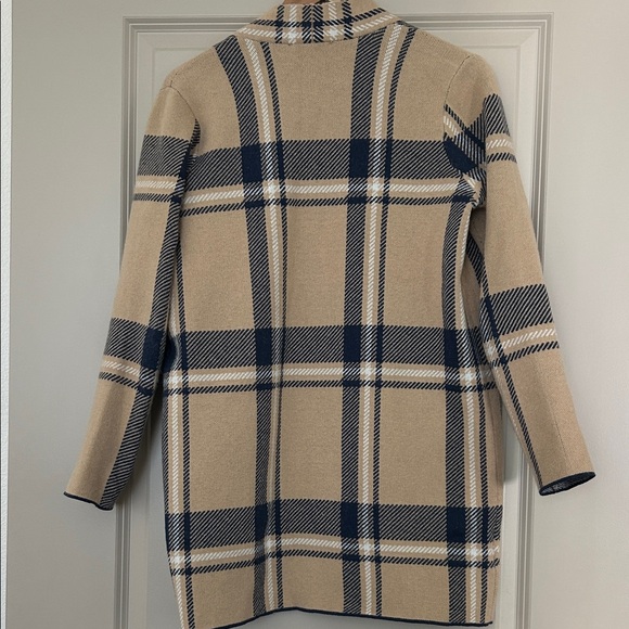 Ann Taylor Beige and Black Plaid Blazer - Picture 14 of 14